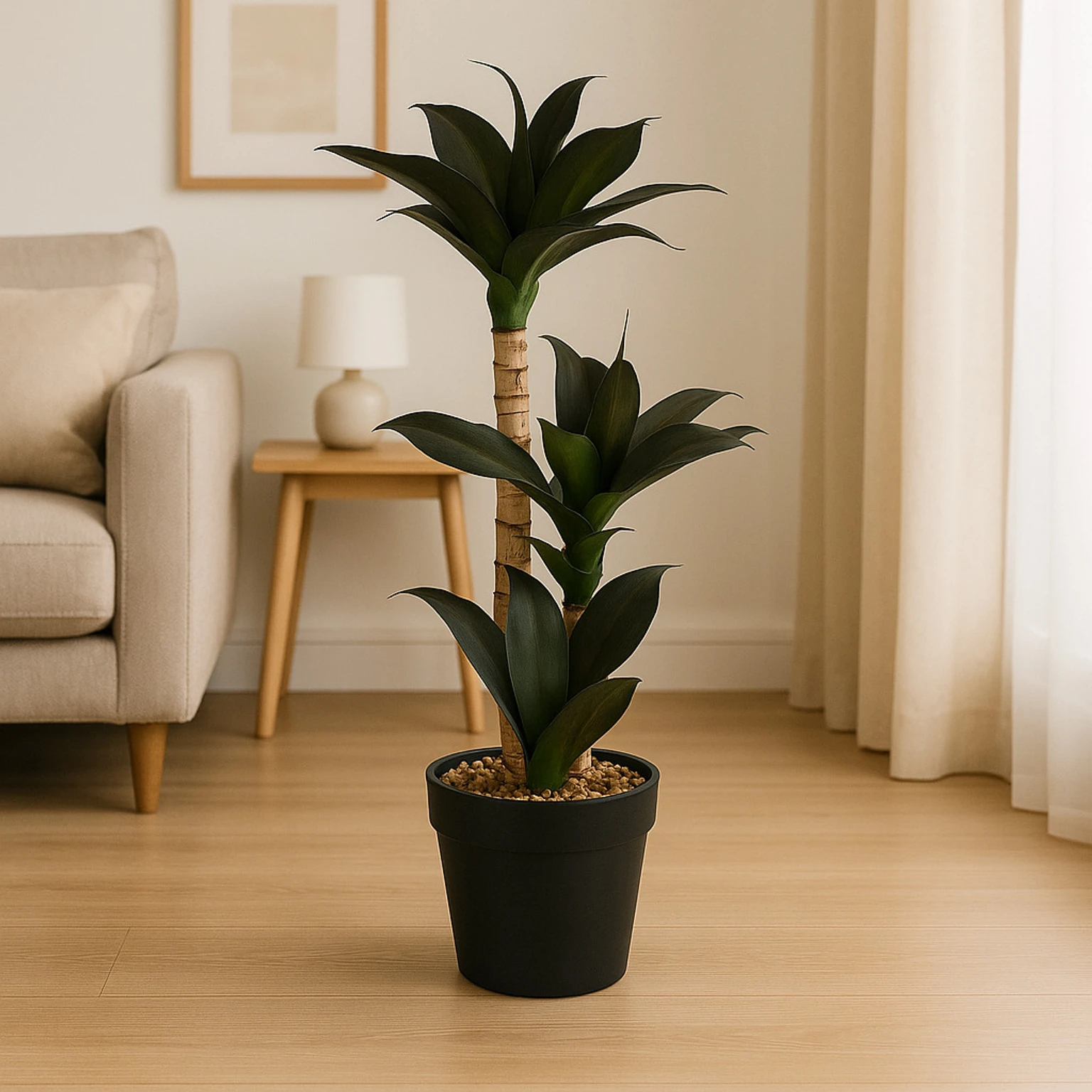 Artificial Plant  with Pot (73 cm, Green)